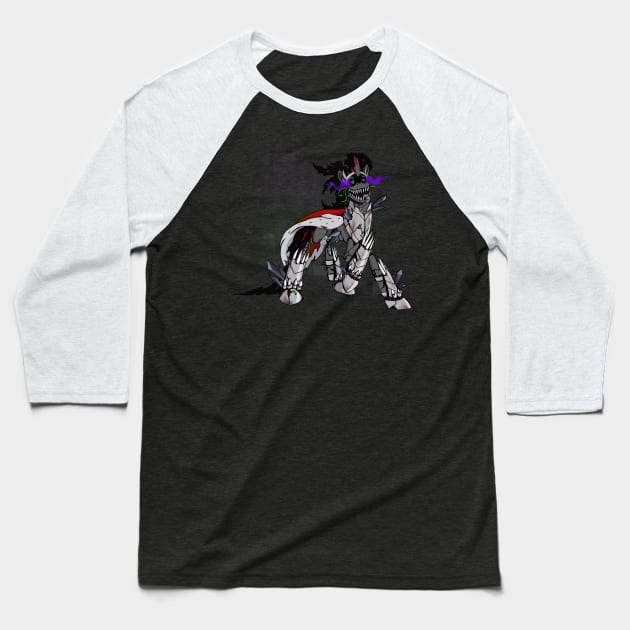 My Little Pony - King Sombra Animatronic Baseball T-Shirt by Kaiserin